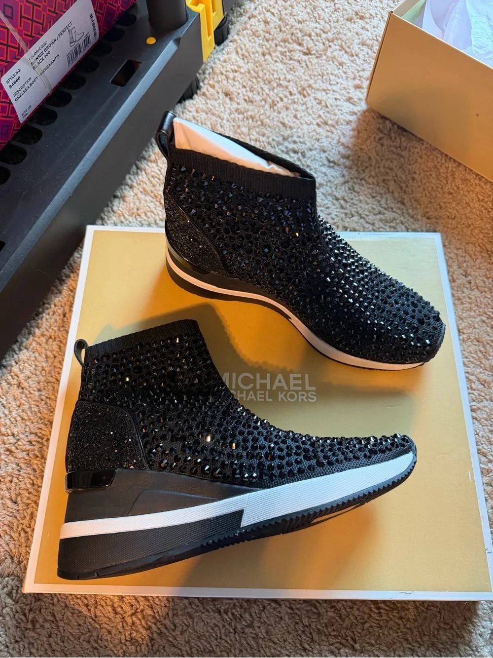 Michael Kors Skyler Bootie Sock Sneakers